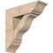 Ekena Millwork Funston Traditional Smooth Bracket w/ Offset Brace, Douglas Fir, 7 1/2"W x 24"D x 24"H BKT0806X24X24FST01SDF - alternate 1